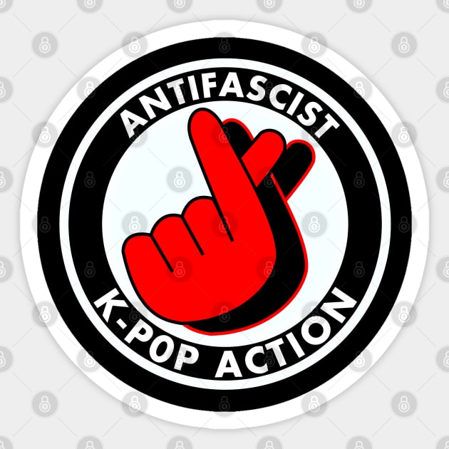 antifascist k-pop action Sticker by the gulayfather